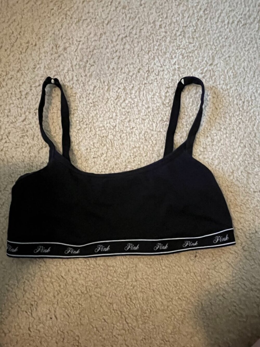 VS PINK Black Sports Bra | M DD